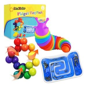 Sensory Toys for Autistic, Kids, Autism, Squishy, Colorful Fidget Toy Pack.